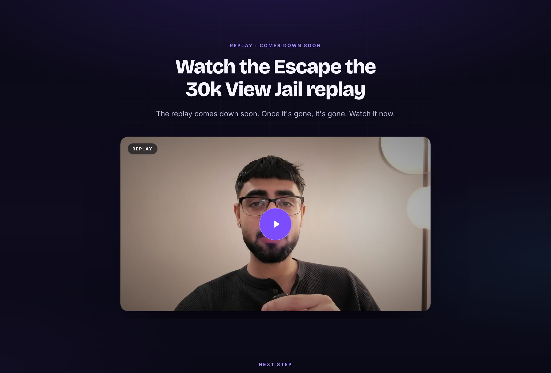 Replay + application preview